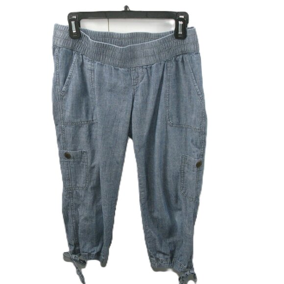 Old Navy 100% Cotton Lightweight Denim Capri Pants Size XS - Picture 1 of 4